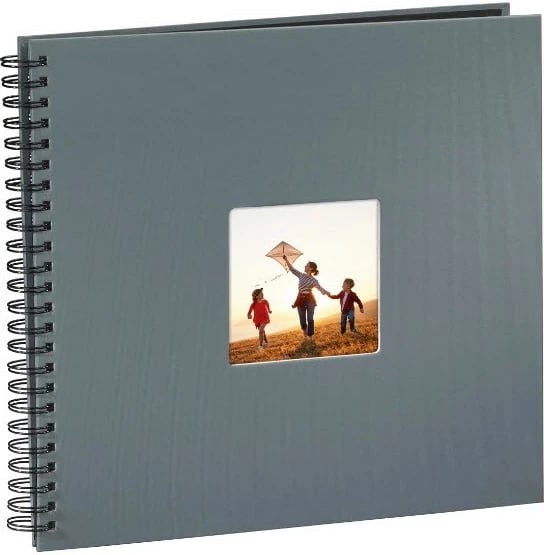 Album foto Hama Fine Art Spiral 36x32, 50 faqe të zeza, gri Album foto Hama Fine Art Spiral 36x32, 50 faqe të zeza, gri