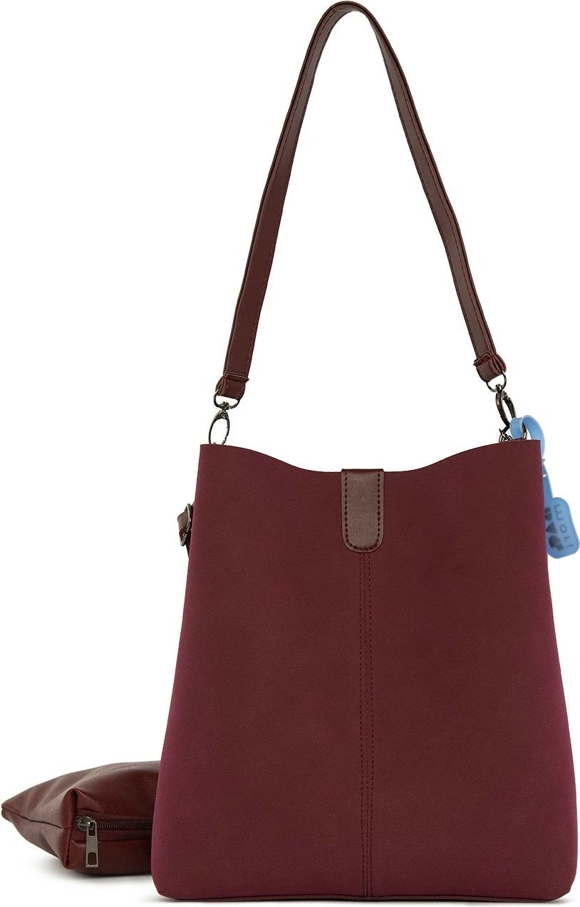 Çantë shpatullë Zoozie Bags, ngjyrë e kuqe Claret, 5057 - 60917