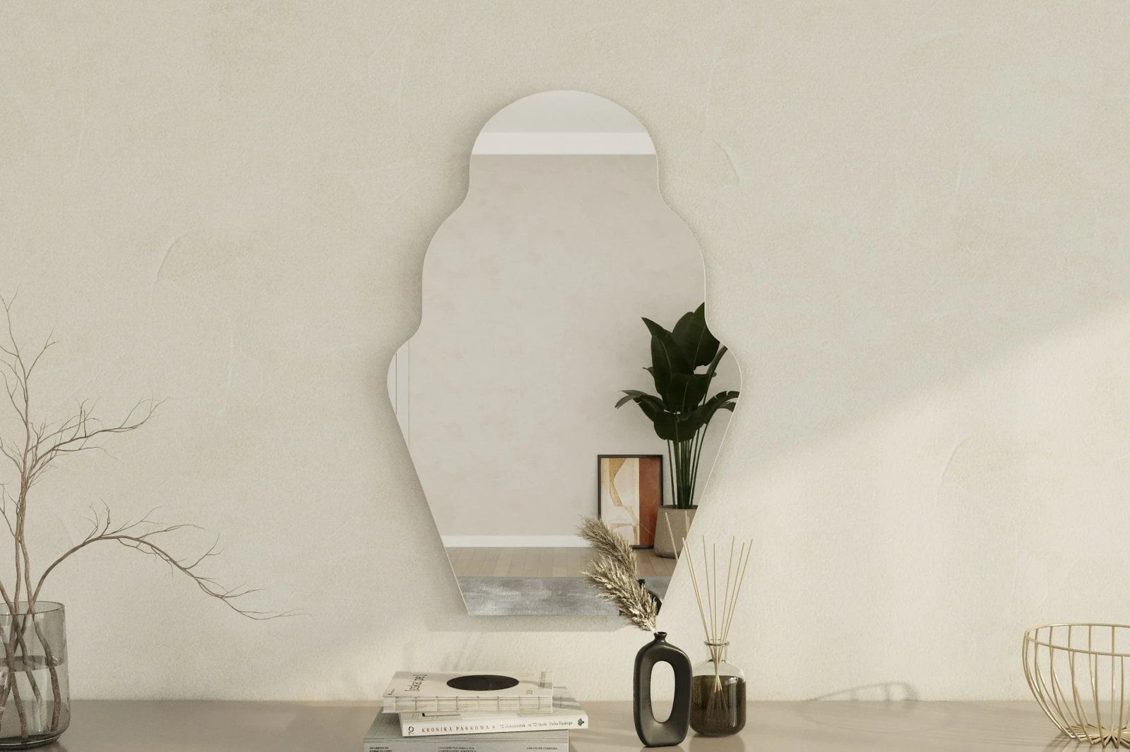 Pasqyrë Hanah Home, Perilla, e zezë