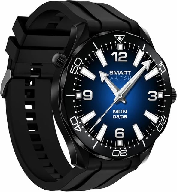 Smartwatch VELTORI unisex, e zezë