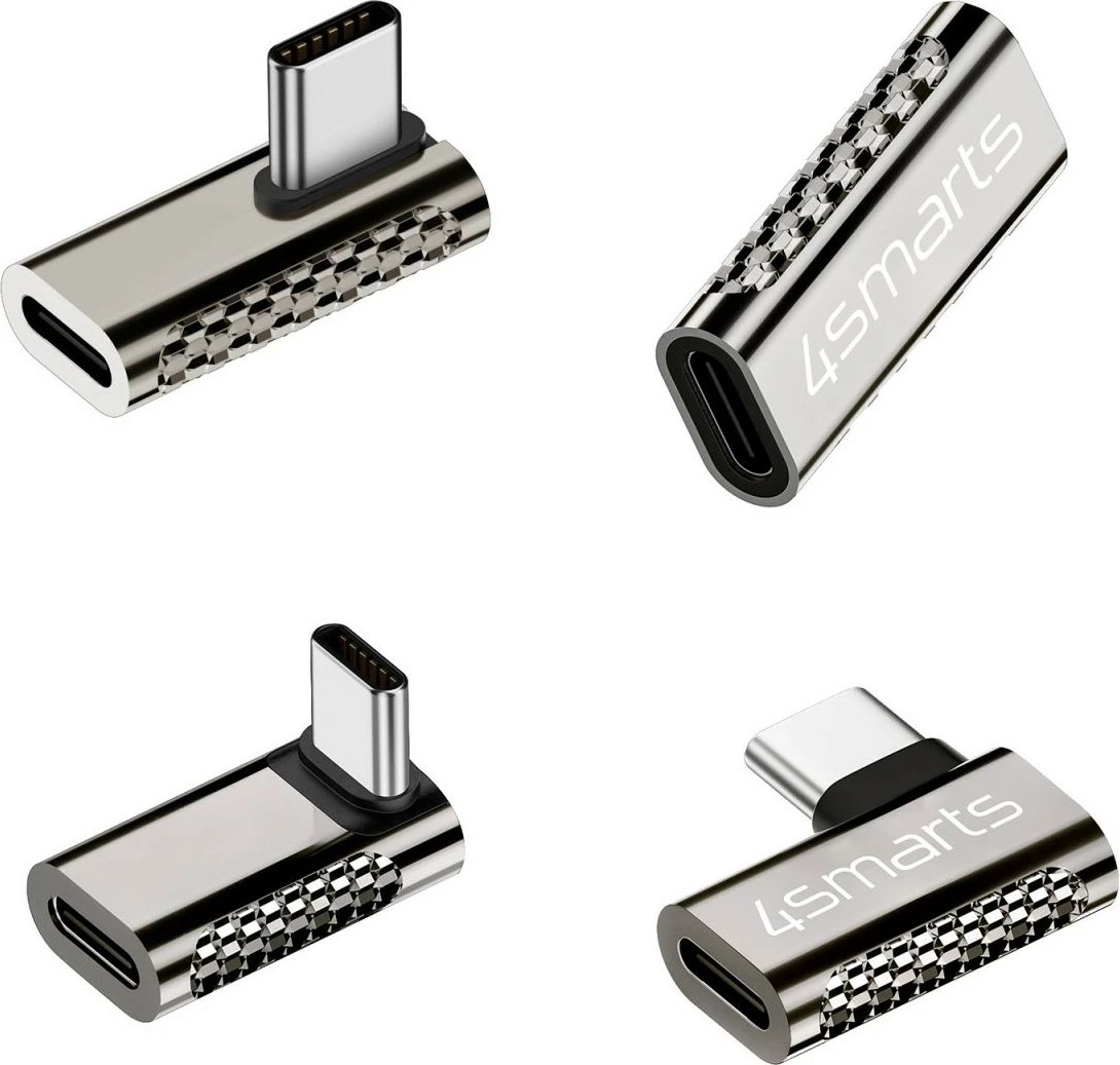 Adapter USB-C 4smarts 540464, USB-C, USB-C, Silver