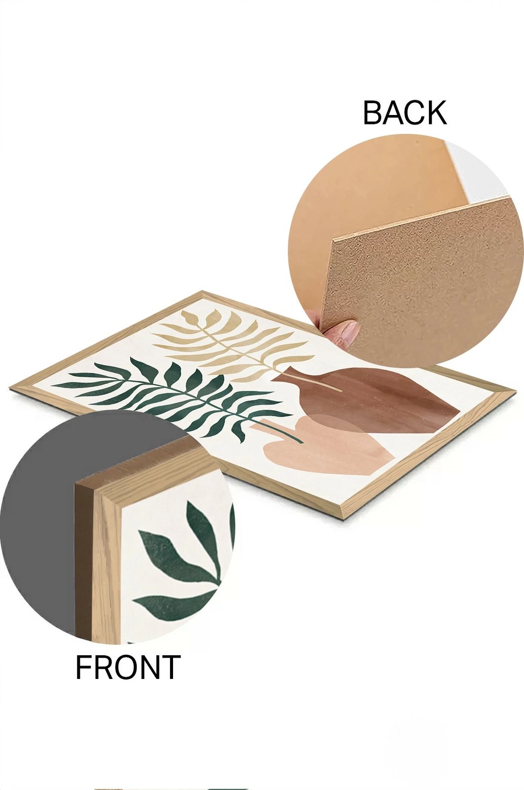 Pikturë dekorative murale Wallity, Tekhammdf51, shumëngjyrëshe, 33x48cm