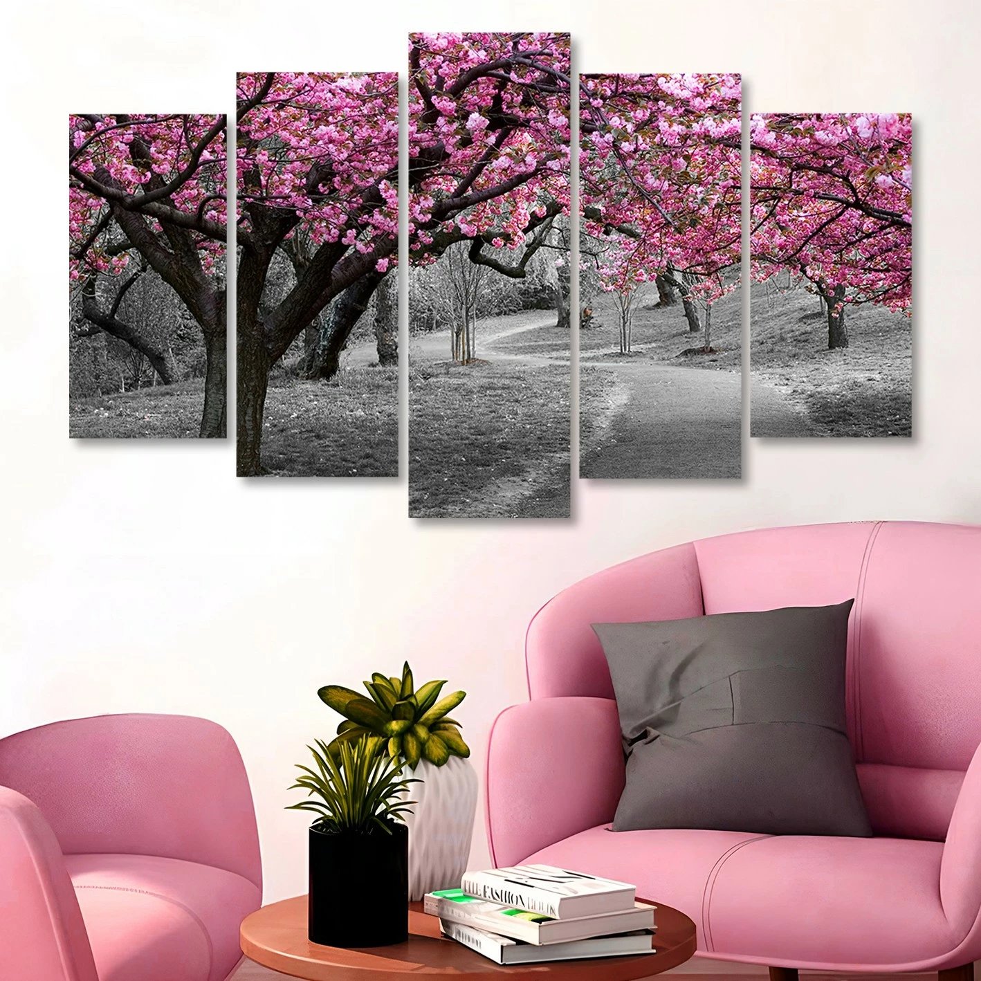 Pikturë dekorative MDF (5 pjesë), Wallity, 5MDF4517_60100, 100x60cm