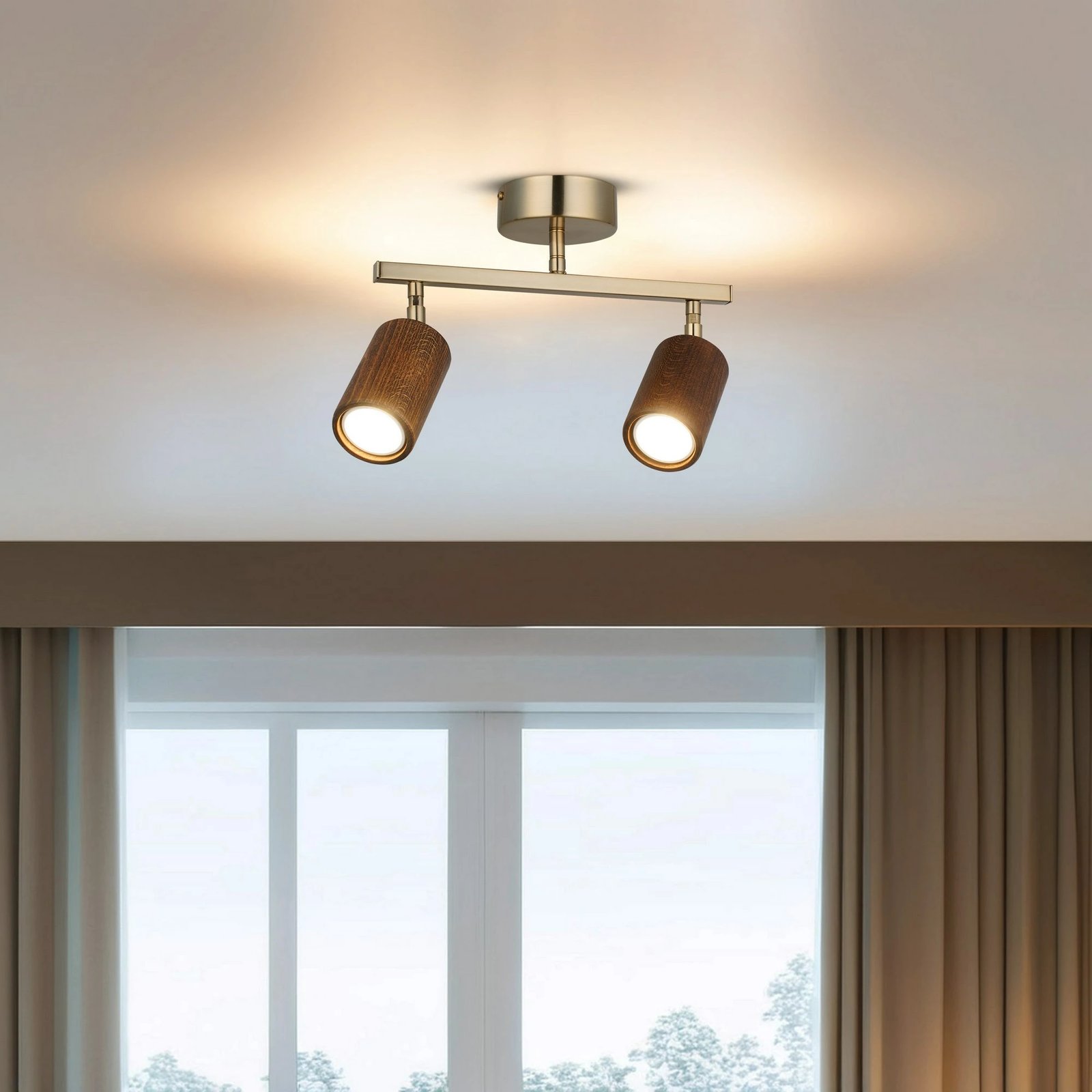 Llambë tavani Opviq, Legno - 52-12, ngjyrë llak antik