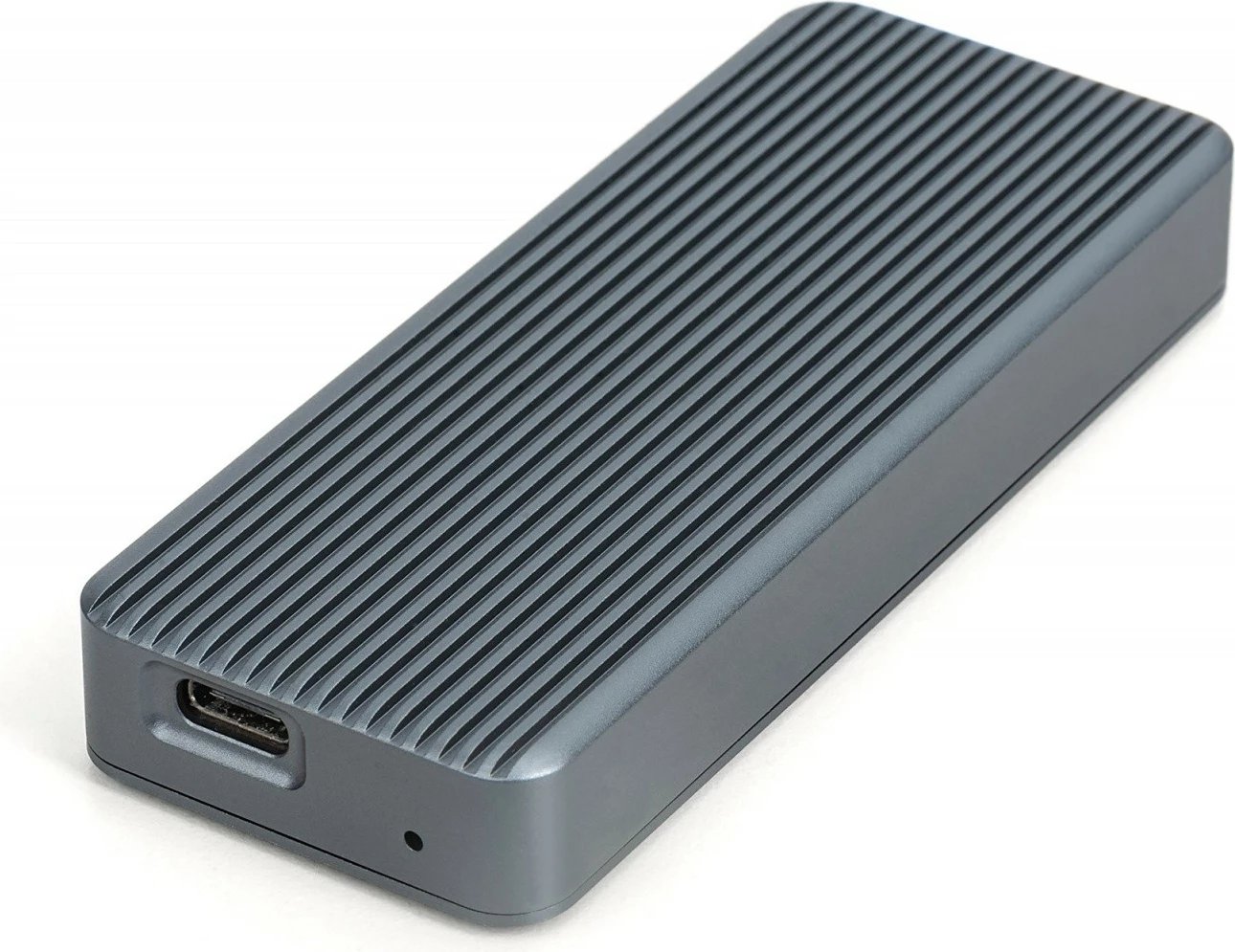 Kasë Digitus DA-71157 për SSD M.2 NVMe, USB 3.2 Type C, 20 Gb/s, Alumini, Gri