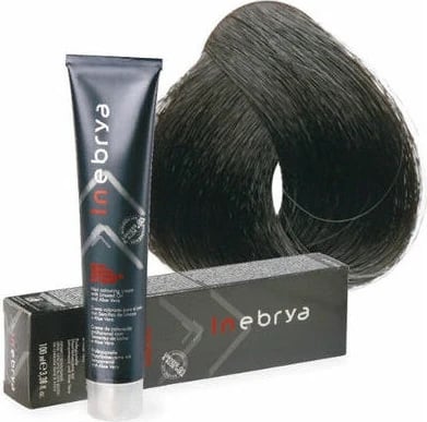 Ngjyrë për flokë Inebrya  1/0 E zezë, 100ml