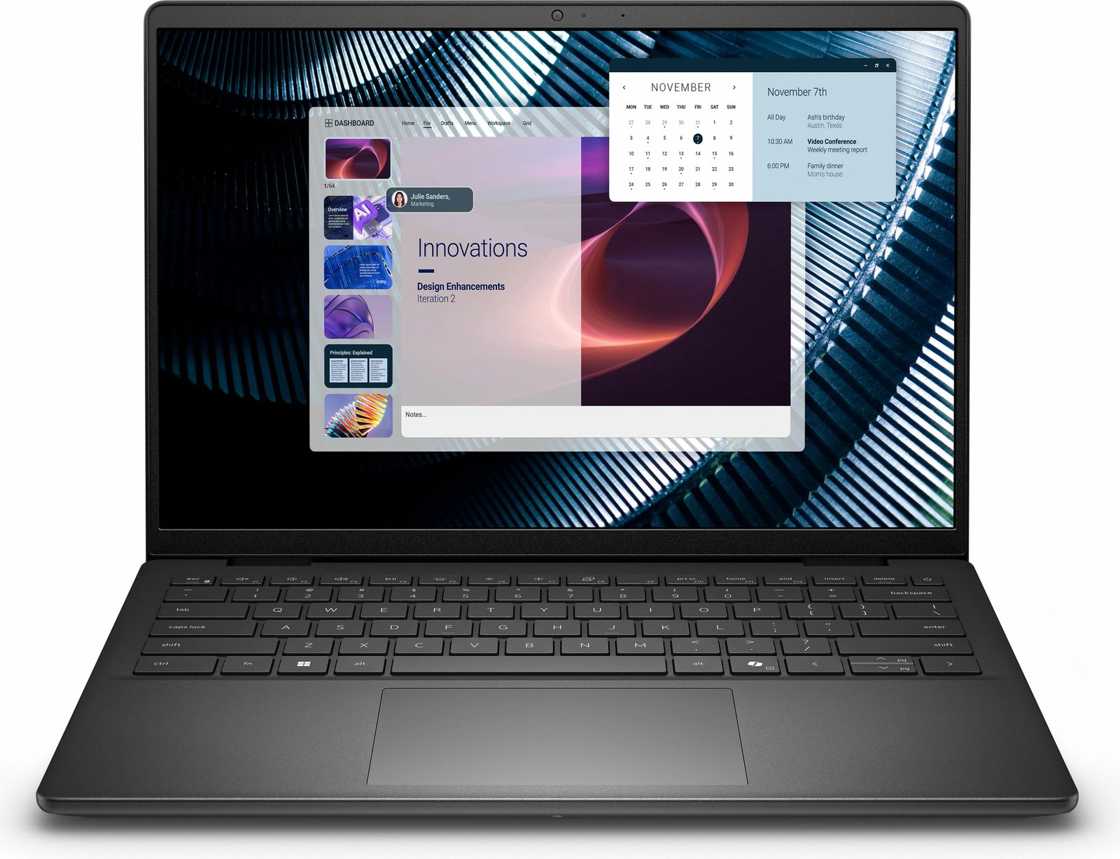 Kompjuter Dell Pro 14 Essential PV14250, C5-120U, 16GB, 512GB SSD, 14 inç, Windows 11 Pro, zi