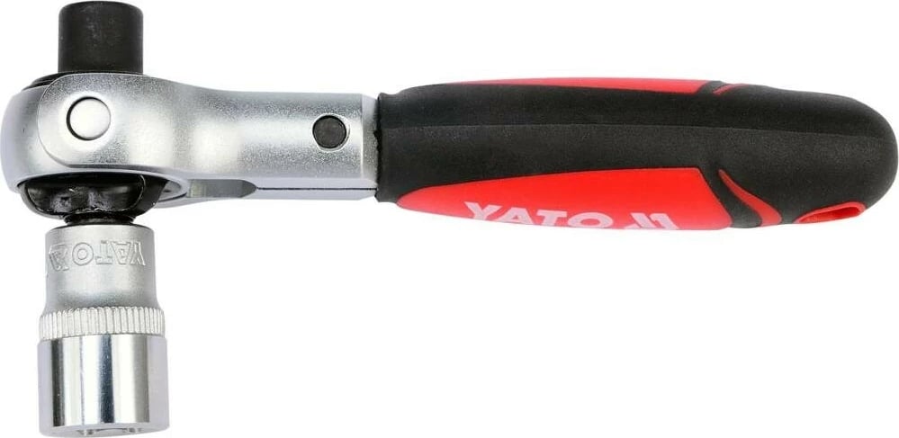Çelës ratchet YATO YT-03311, 1/4", 72 dhëmbë, CrV 6140, Kuq
