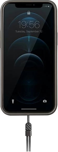 Mbështjellës UNIQ Heldro për iPhone 12 / iPhone 12 Pro, kamuflazh i zi