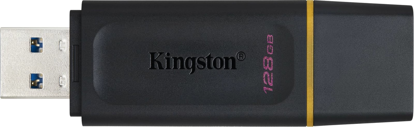 USB 3.2 Flash Drive Kingston DataTraveler Exodia, 128 GB, USB Type-A, Black, Yellow