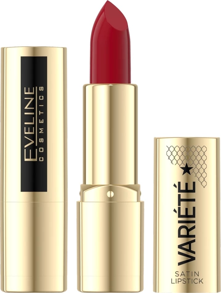 Buzëkuq Eveline Cosmetics Variety Satin Lipstick për femra 06, 4g