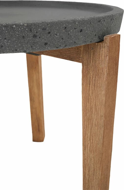 Tavolinë kafeje Orrin, antracit-natyrale, 73x73x48cm