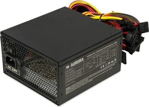 Furnizues energjie IBOX Aurora, 500W, 14cm, i bardhë