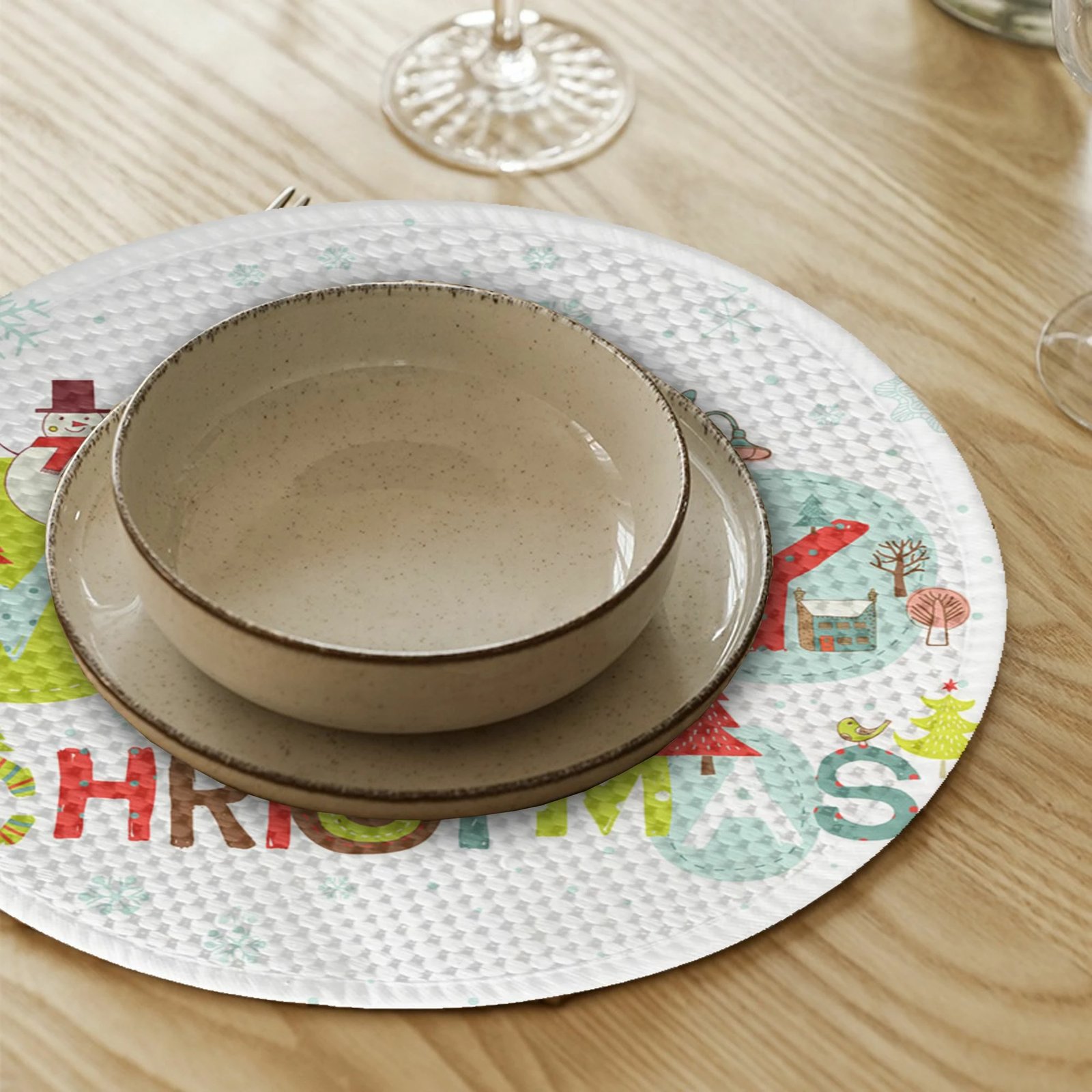 Set nënshtruesish tavoline Hermia Concept, shumëngjyrësh, 4065Supla, 4 copë