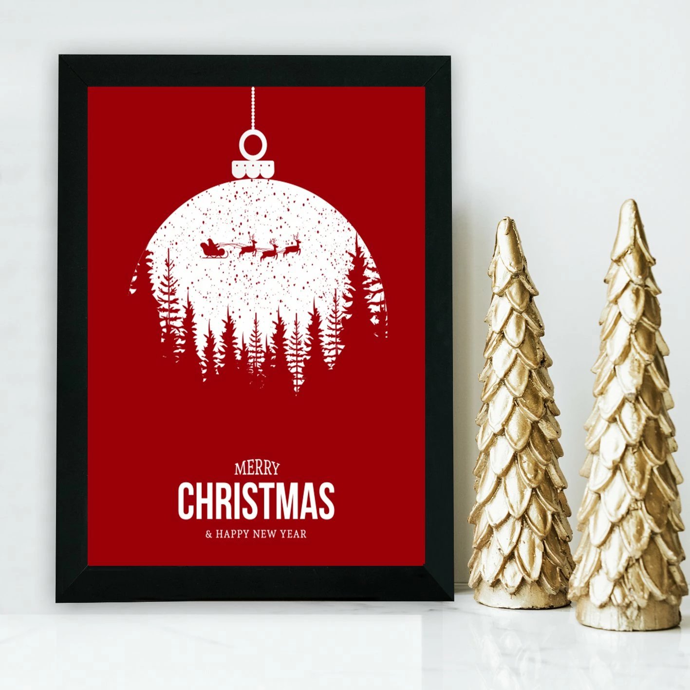 Pikturë dekorative me kornizë MDF, shumëngjyrëshe, Wallity, SC2015, 24x29cm