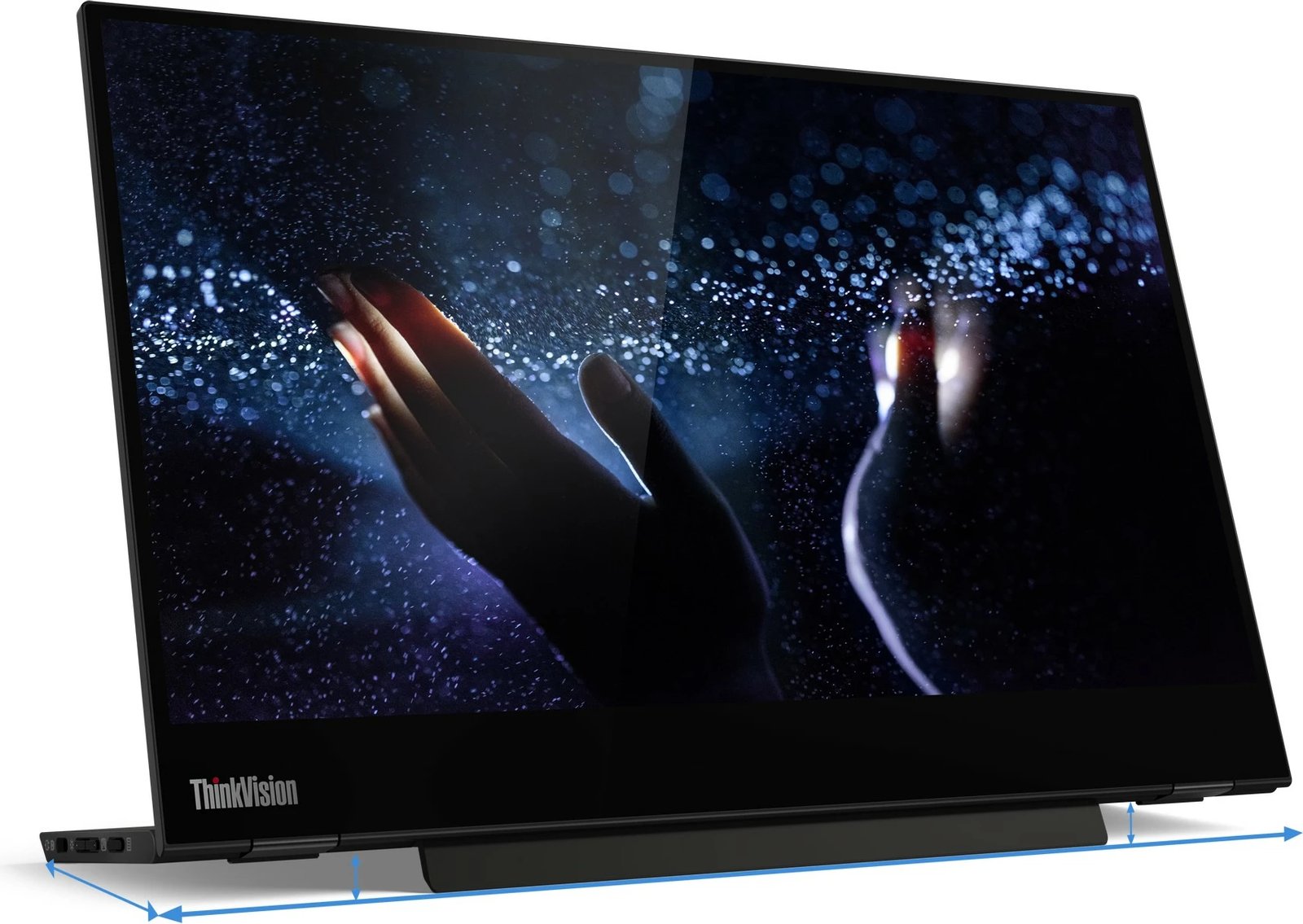 Monitor Lenovo ThinkVision M14t 14" FHD Touch, 2xUSB-C, i zi