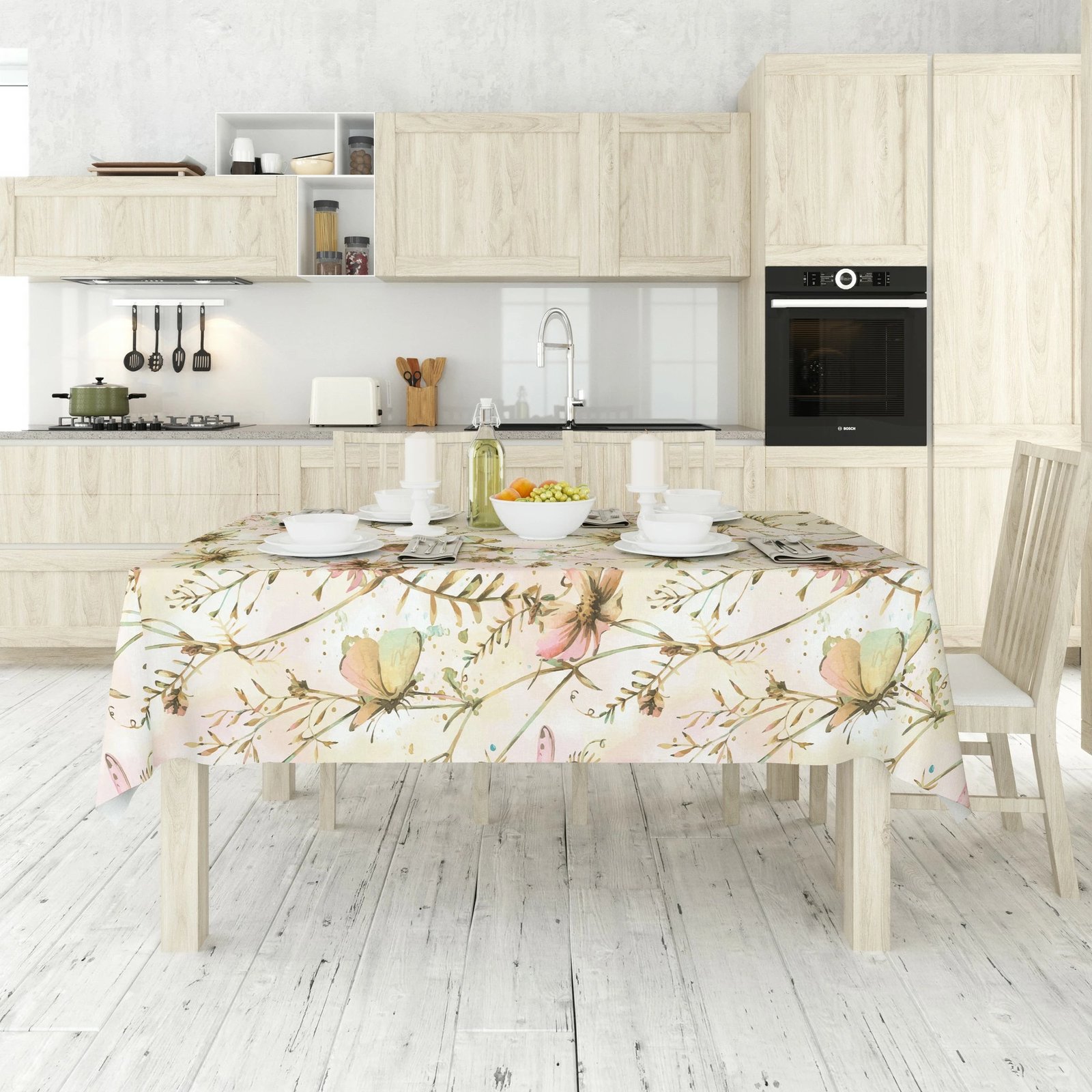 Mbulesë tavoline Hermia, Asr-tblclt25-49, 140x140cm