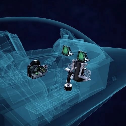 Set fluturimi Thrustmaster VIPER MISSION PACK, për PC, i zi