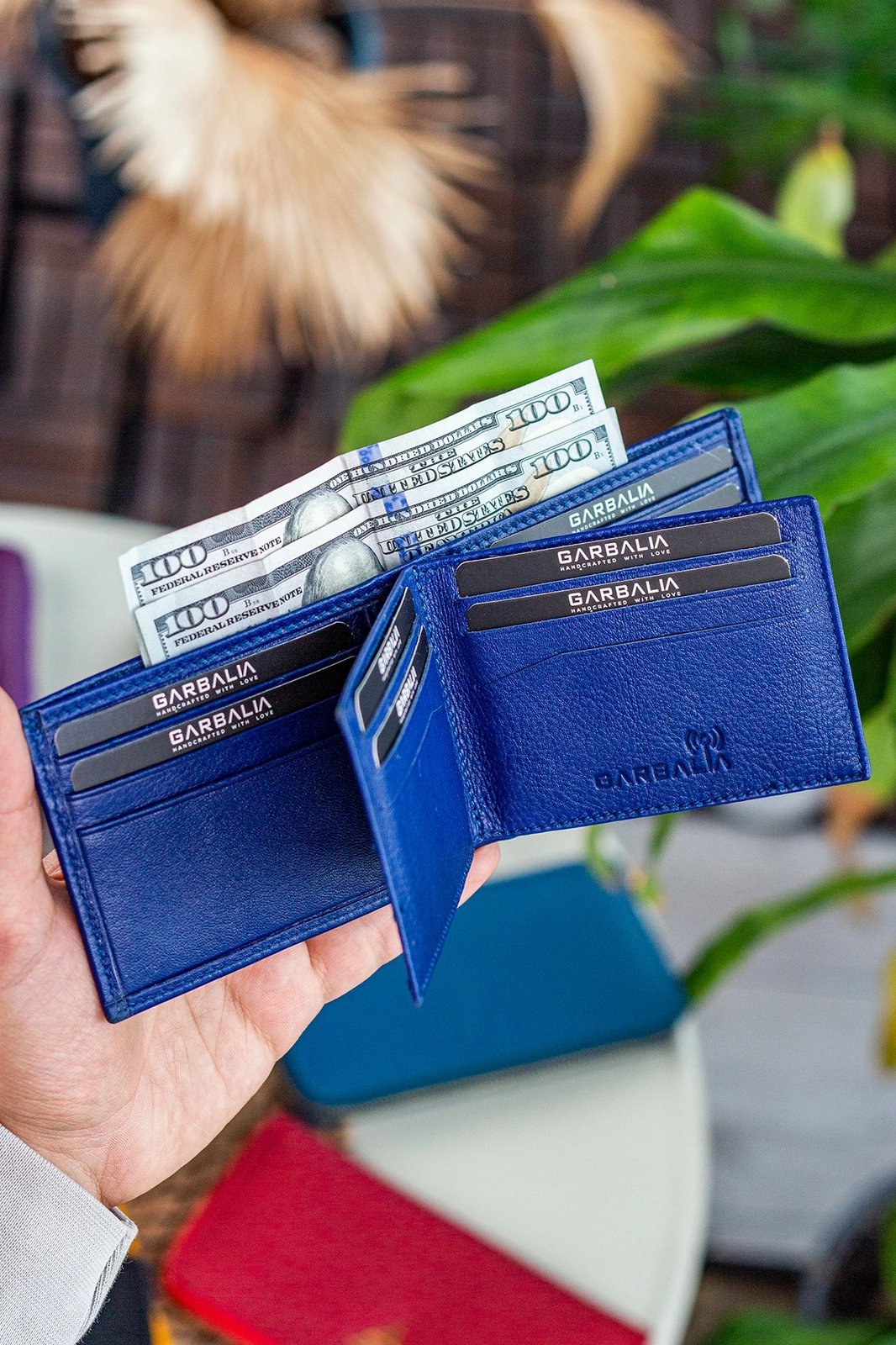 Portofol për meshkuj, ngjyrë navy blue, Zoozie Bags, Arsenal