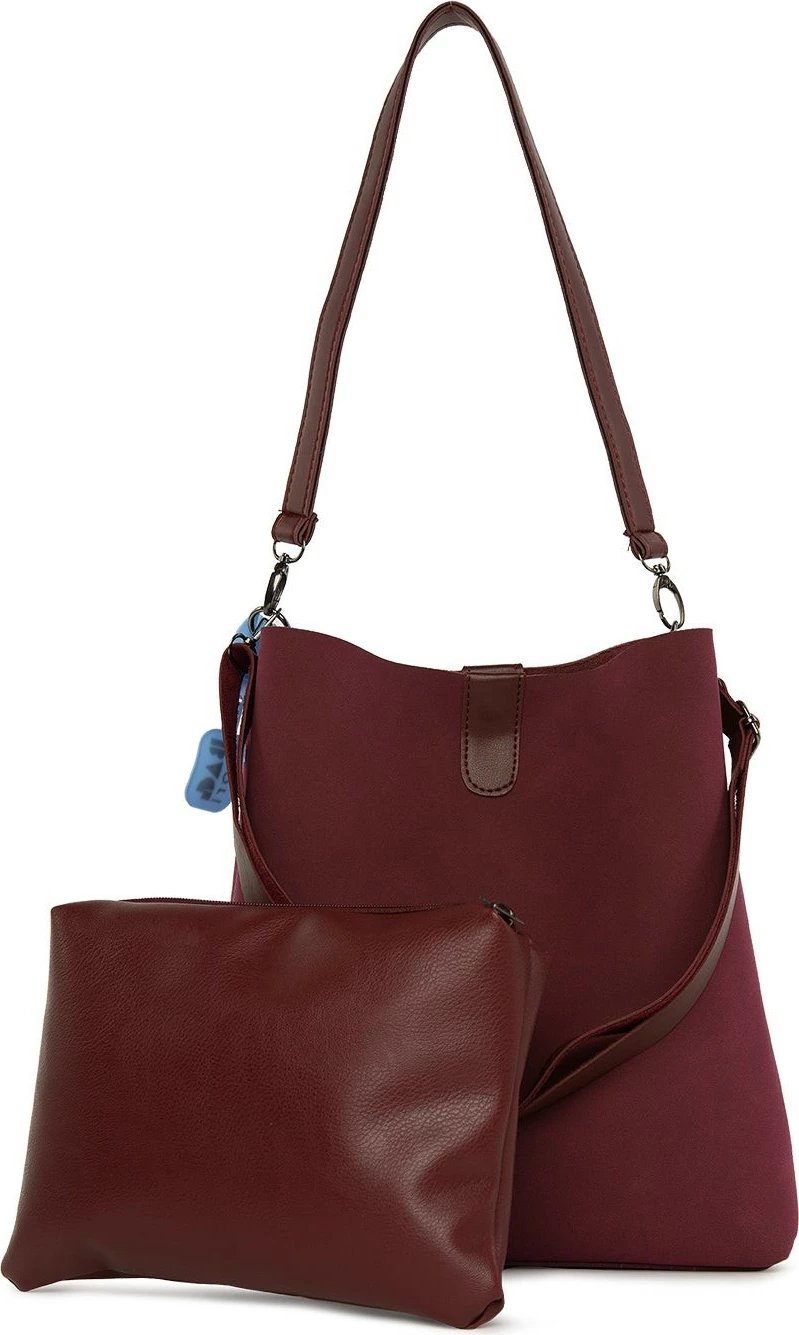Çantë shpatullë Zoozie Bags, ngjyrë e kuqe Claret, 5057 - 60917
