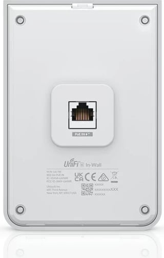 Access Point Ubiquiti Unifi 6 In-Wall, 4800 Mbit/s, Bardhë