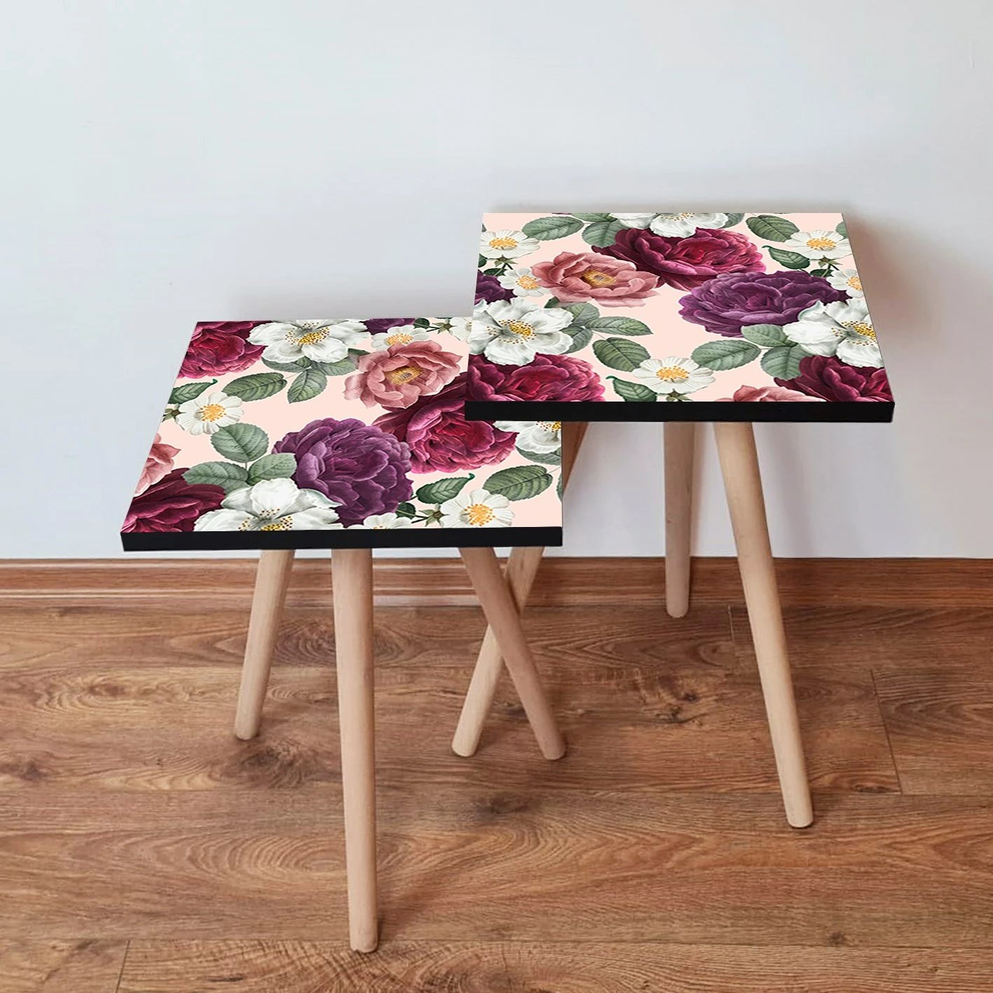 Tavolina ndihmëse të mbivendosura (2 copë), Skye Decor, 2Shp174, shumëngjyrëshe