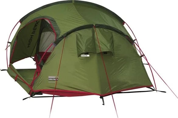 Tendë High Peak Sparrow LW Dome, 2 persona, Jeshile, e Kuqe