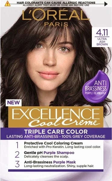 Ngjyrë për flokë Loreal Exellence no. 4.11