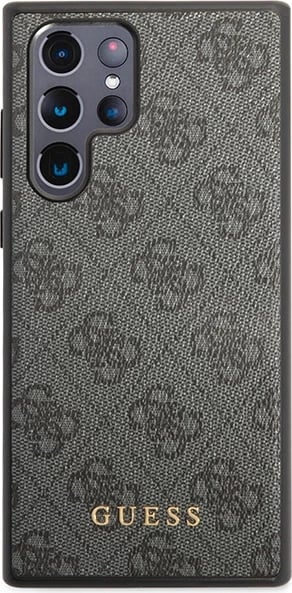 Mbështjellës Guess 4G Metal Gold Logo për Samsung Galaxy S23 Ultra, lëkurë sintetike, Gri Mbështjellës Guess 4G Metal Gold Logo për Samsung Galaxy S23 Ultra, lëkurë sintetike, Gri