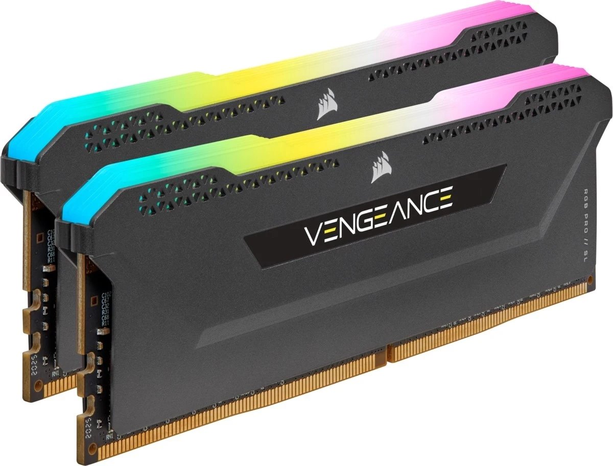 RAM memorie Corsair Vengeance RGB Pro SL, 16GB RAM, 3200MHz