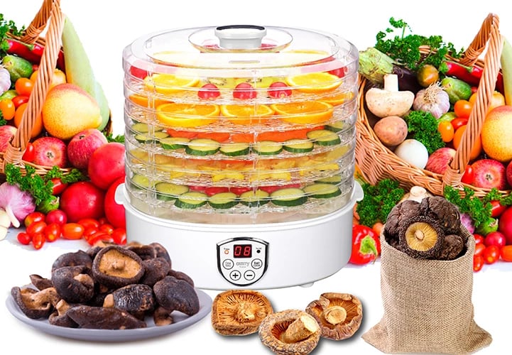 Dehidratues ushqimi, Adler CR 6659, 5 tabaka, 35–70°C, deri 70 orë, 240–550W, LCD