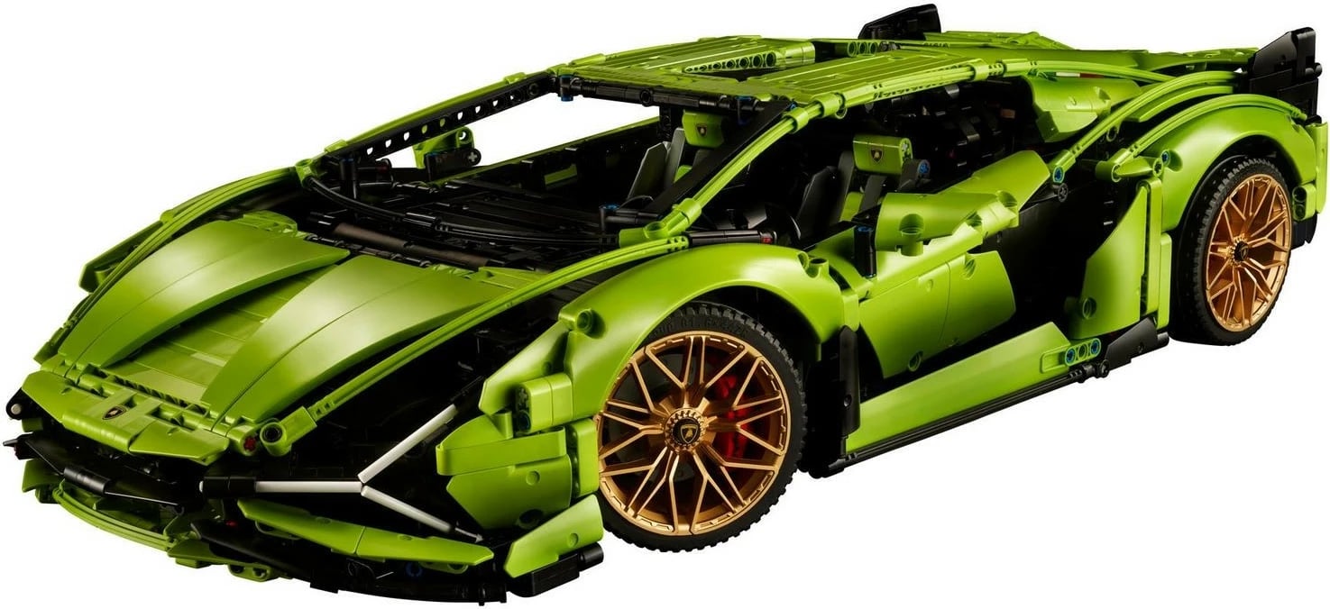 Set ndërtimi LEGO Technic Lamborghini Sian FKP 37, 42115, 3696 pjesë, Jeshile