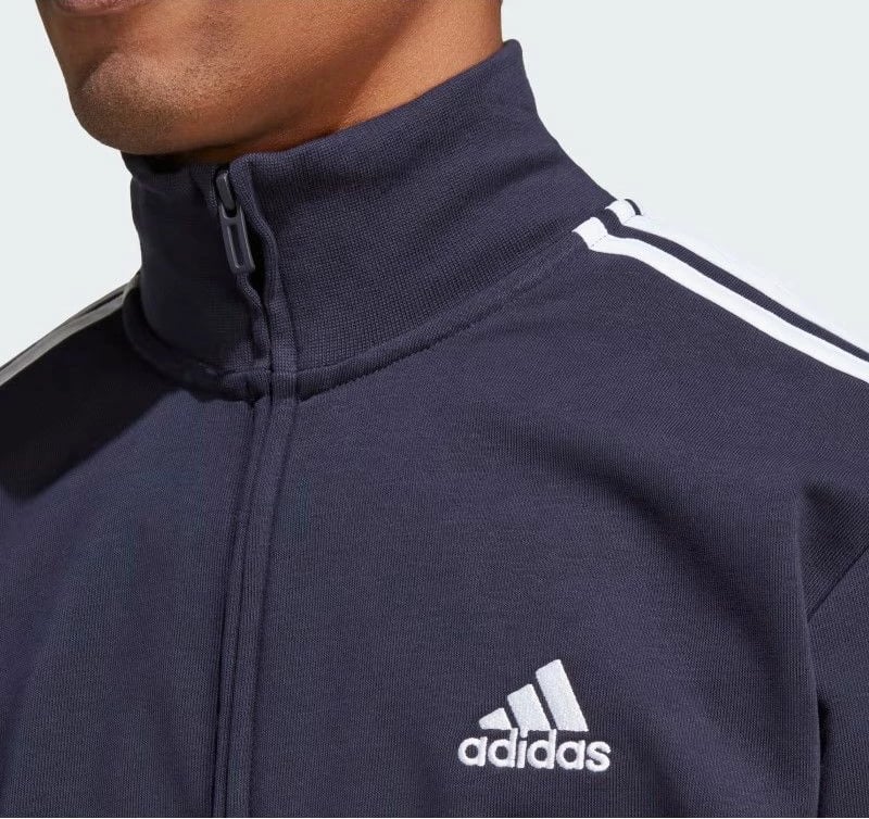 Trenerka për meshkuj Adidas 3-stripes French Terry M, blu marin