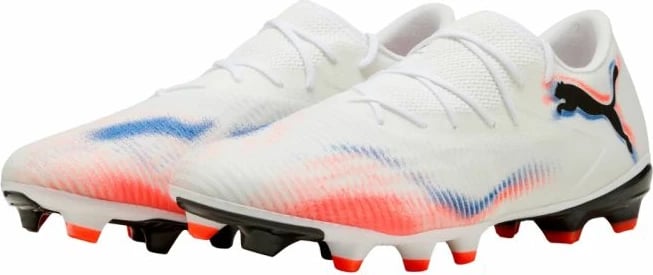 Atlete futbolli Puma për meshkuj, të bardha-portokalli