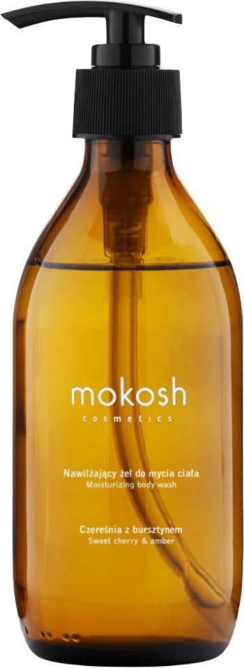 Xhel për trup për femra Mokosh Cherry with Amber 300ml