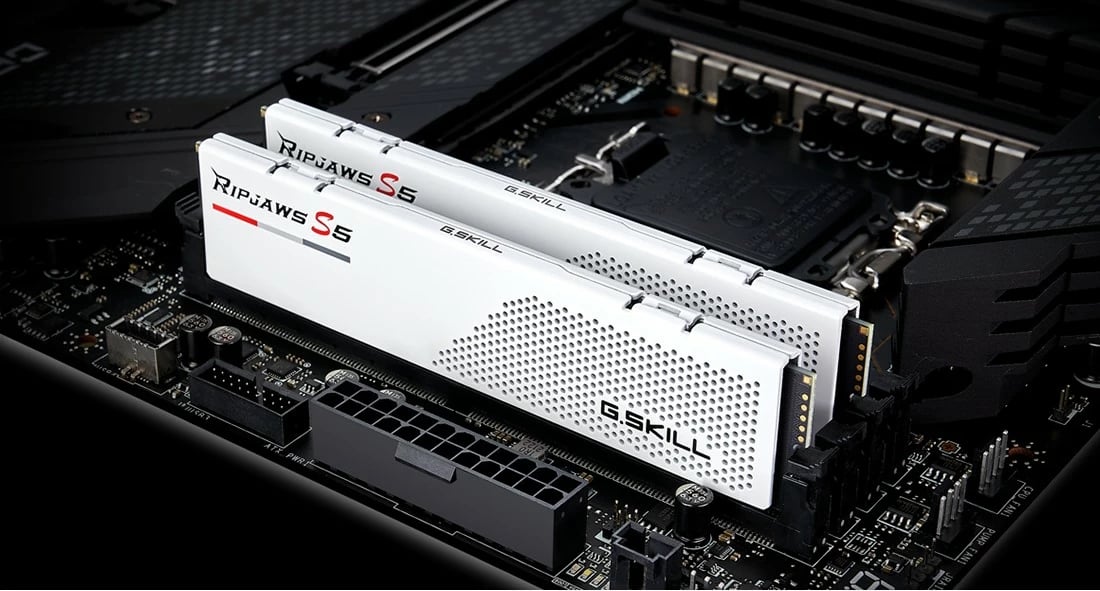 RAM Memorje G.Skill Ripjaws S5 32GB (2x16GB) DDR5 5600MHz e bardhë
