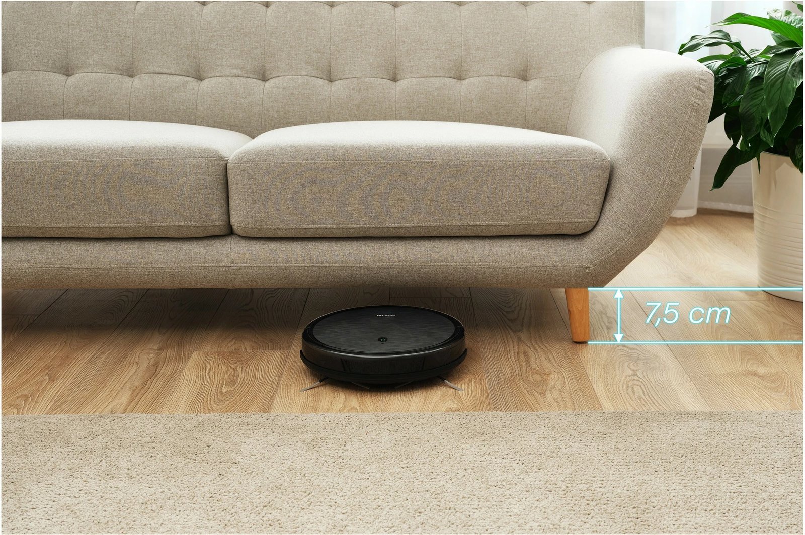 Fshesë robotike Sencor SRV 3160TQ, e zezë Fshesë robotike Sencor SRV 3160TQ, e zezë