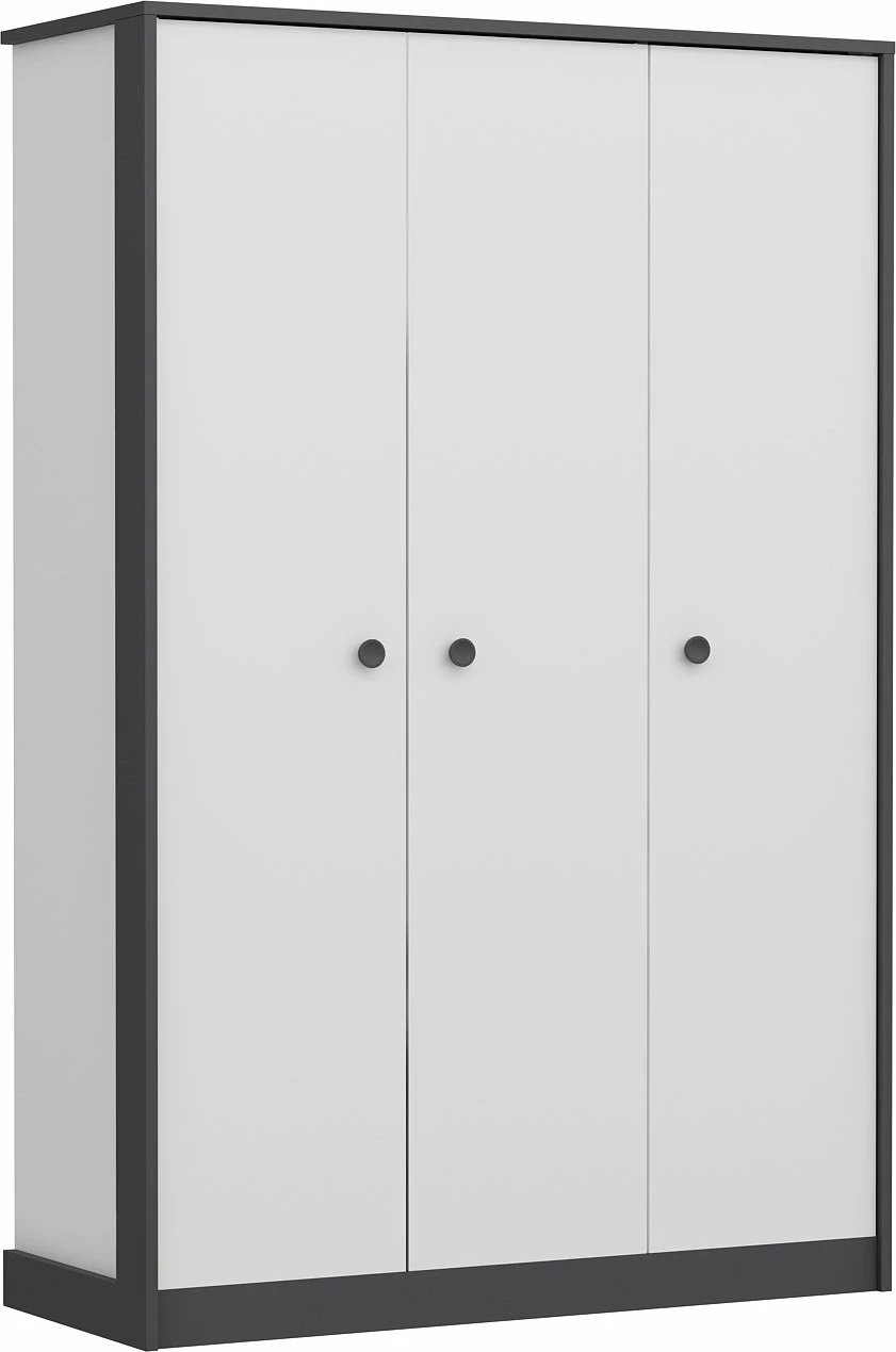 Set mobiljesh për dhomë gjumi, Skye Decor, e bardhë, antracit