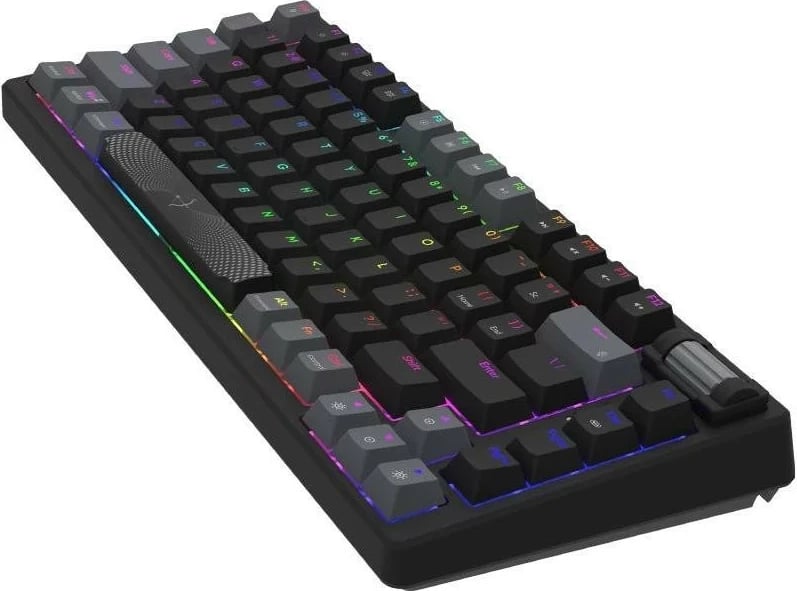 Tastierë Aqirys ADARA MINI LE, RGB, 81 taste, black-grey