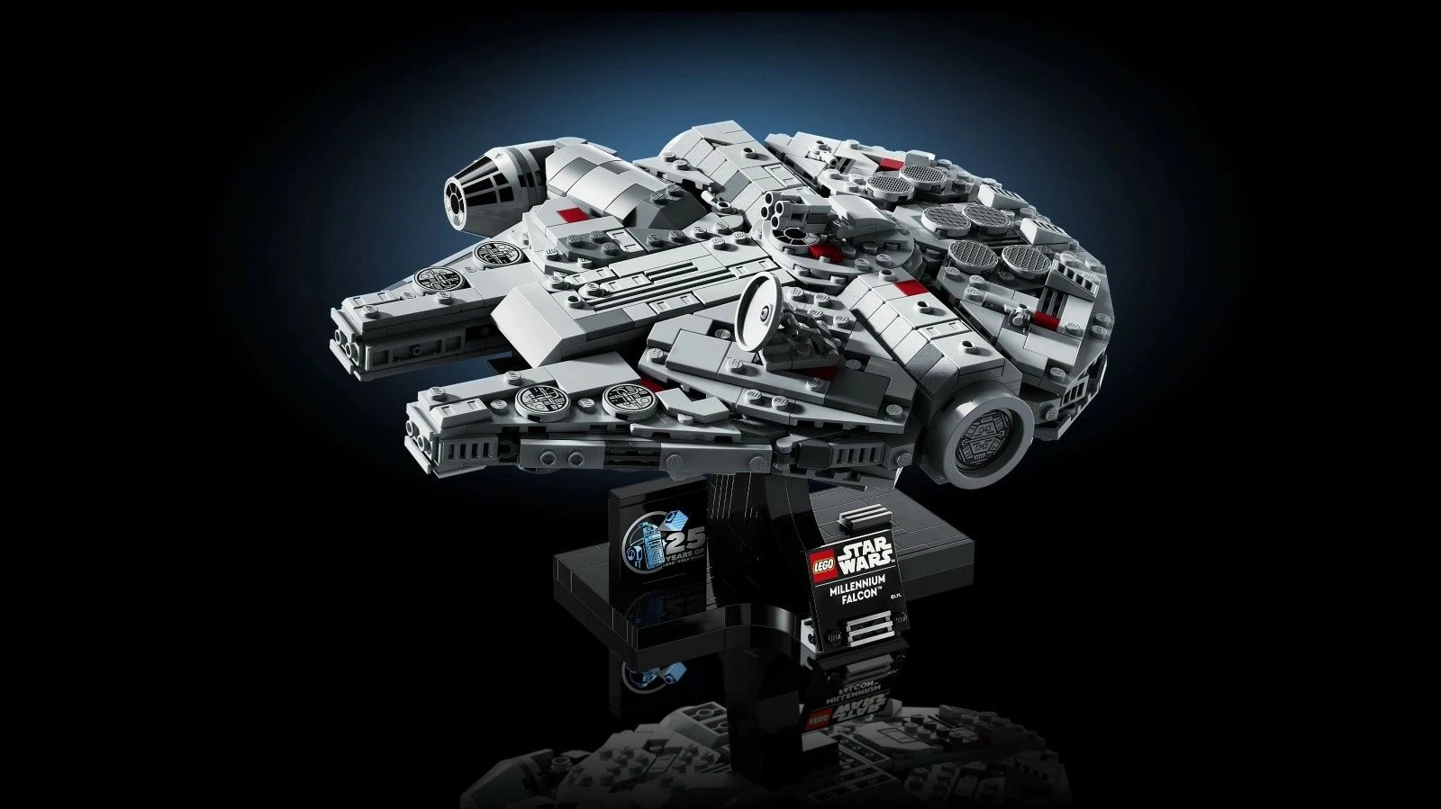 Set LEGO Star Wars Millennium Falcon 75375, 921 pjesë, për të rritur, Gri