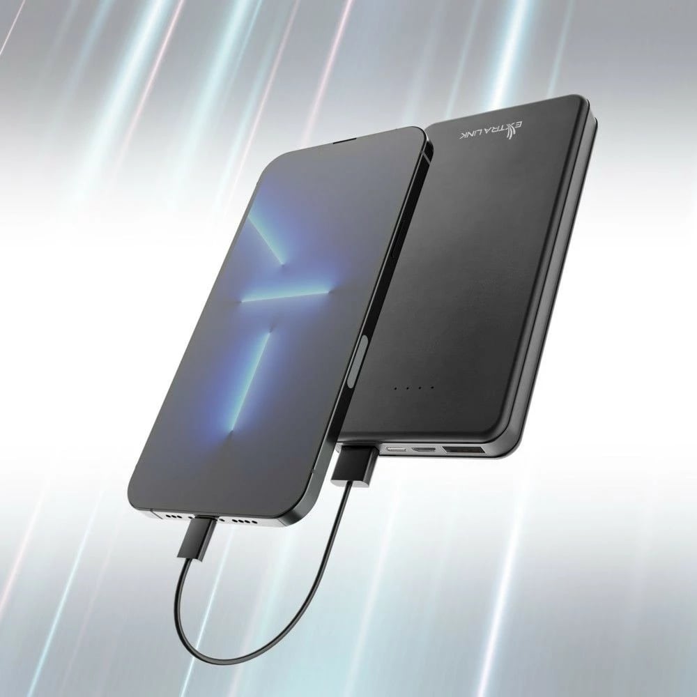 Powerbank Extralink EPB-078B, 10000 mAh, e zezë