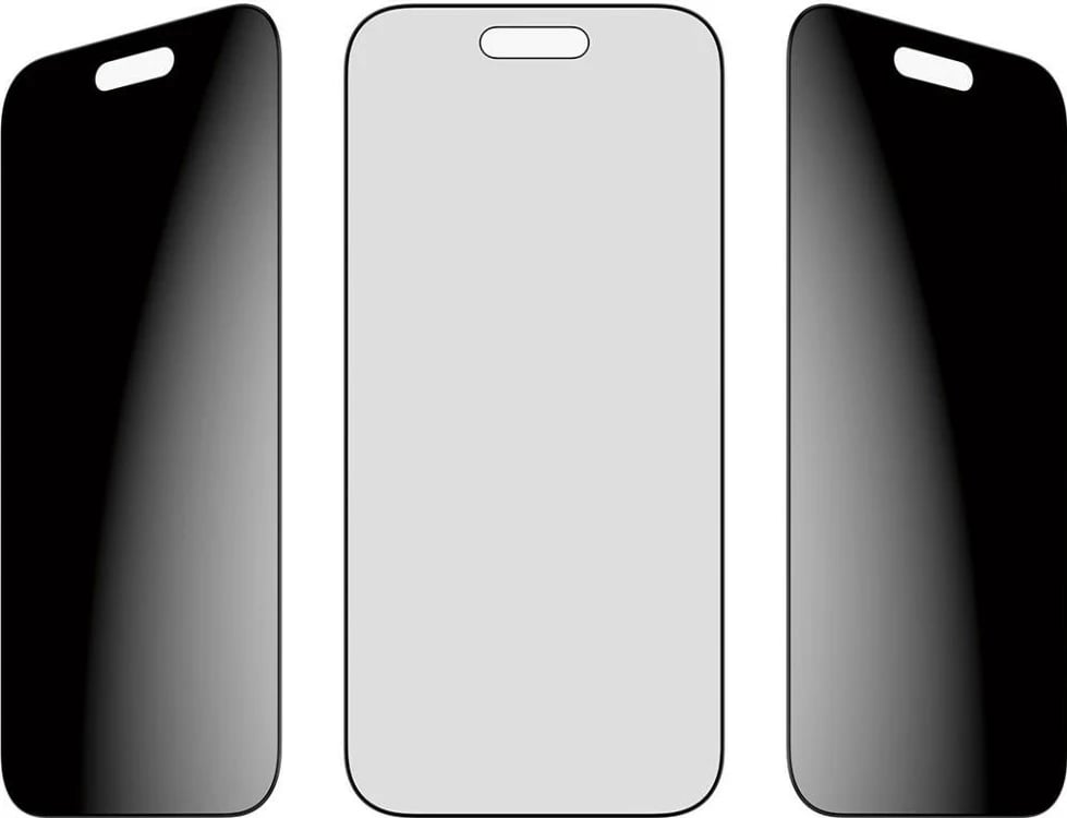 Mbështjellës PanzerGlass Ultra-Wide Fit Fastfit për iPhone 17 Air, privacy glass, e zezë