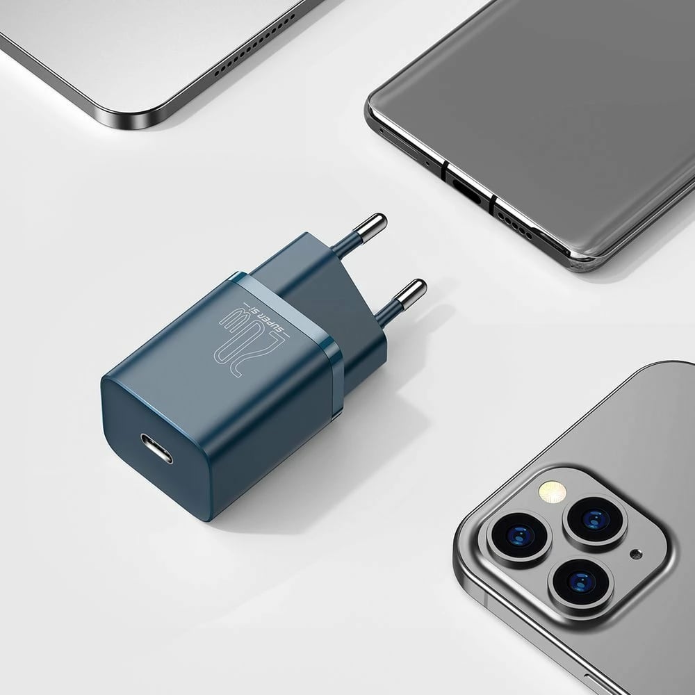 Karikues muri Baseus Super Si 1C, 20W, USB-C, Blu
