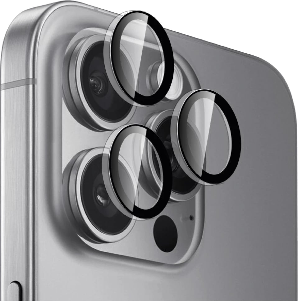 Xham i temperuar për kamera, Puro Individual Camera Lens, për iPhone 16 Pro / iPhone 16 Pro Max