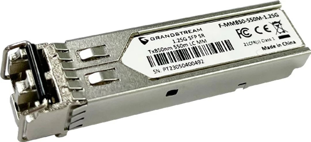 Modul transceiver rrjeti Grandstream GF-MM850-550M-1.25G, Fiber optic, 1250 Mbit/s, Argjendtë