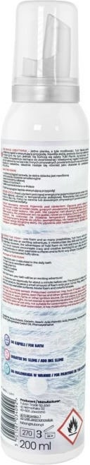 Shkumë banje TUBAN Pianka Tubi White Ala 200 ml, e bardhë