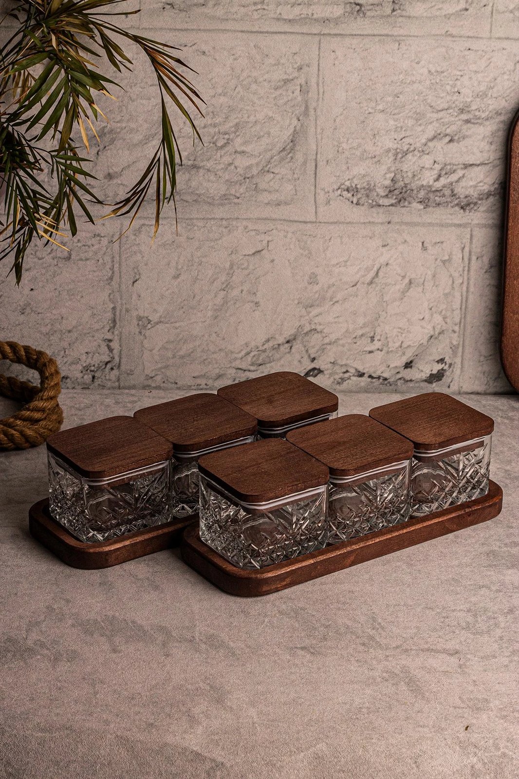 Set pjatash të vogla prej qelqi, 14 copë, Hermia Concept, Milla Kare 8