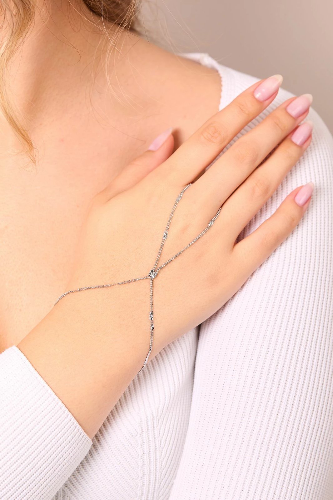 Zinxhir metalik Elika, CSHM9959G, ngjyrë argjendi