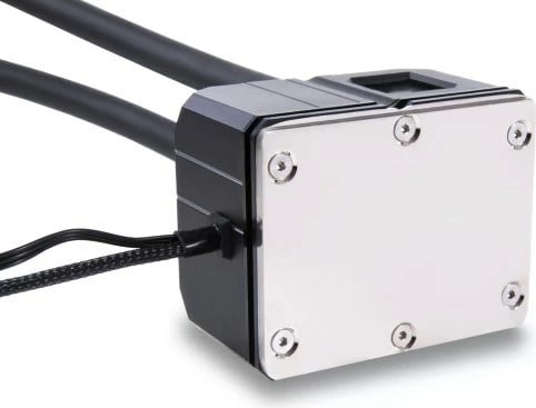 Sistem ftohje me ujë all-in-one për procesor, Alphacool 13074, 3 ventilatorë 12 cm, i zi