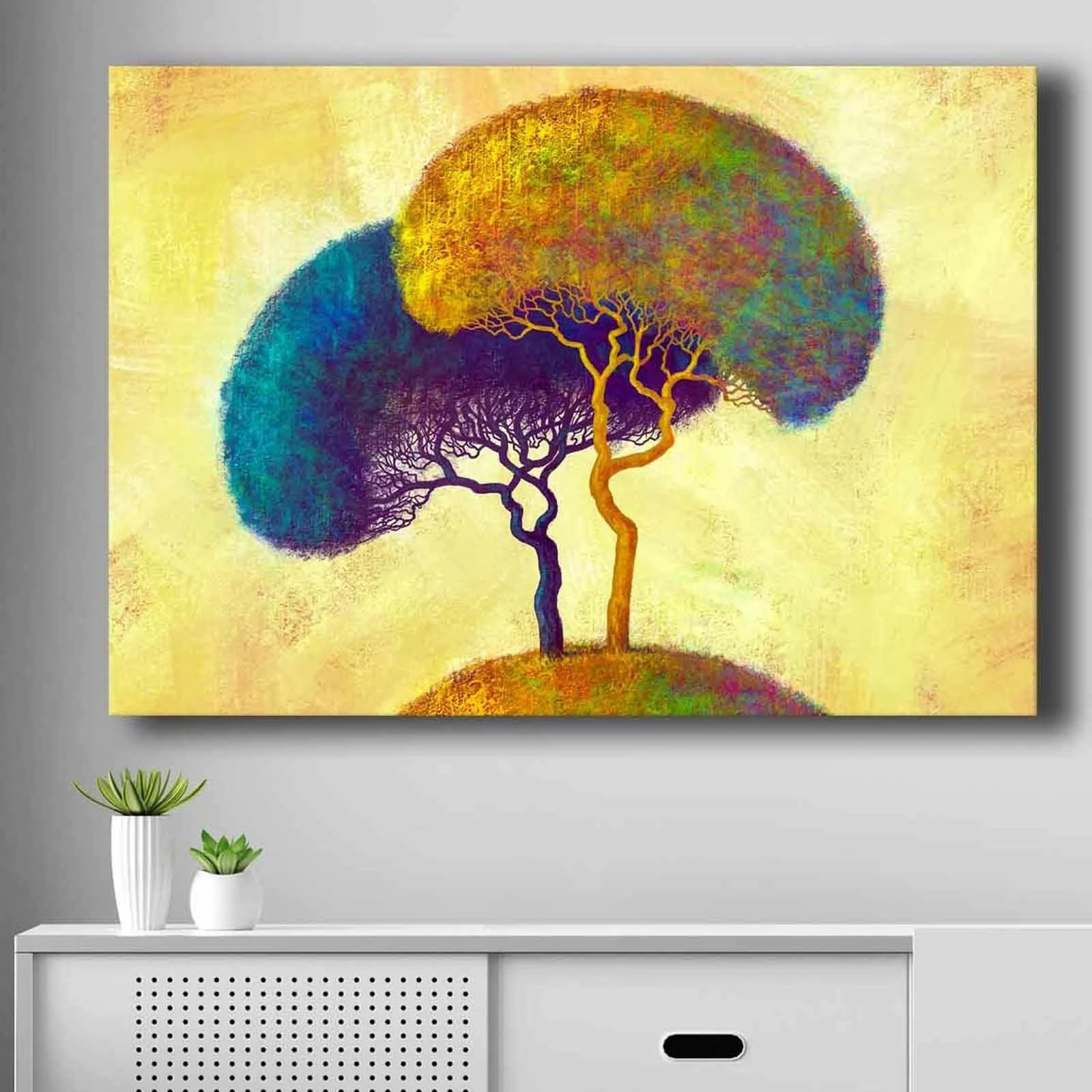 Pikturë dekorative në kanavacë, shumëngjyrëshe, Wallity, 70100NISC-030, 70x100cm